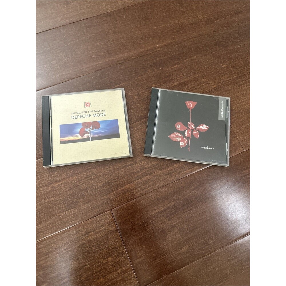 Depeche Mode CD Lot Music for the Masses (1987) Violator (1990) Used Very Good